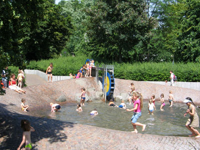 Wasserspielplatz Luisenpark Mannheim